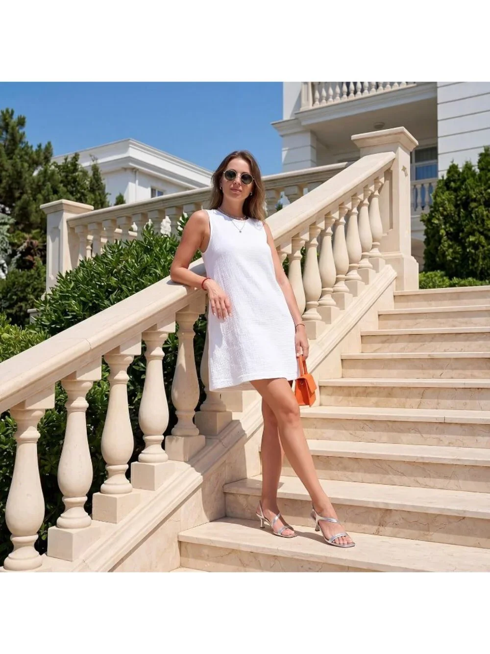 Women's Silver Adjustable Ankle Strap with Comfort and Elegant Heels Sandals